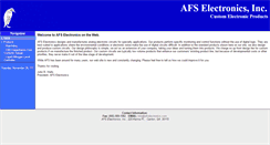 Desktop Screenshot of afselectronics.com