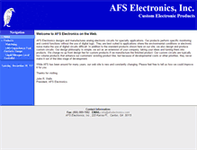 Tablet Screenshot of afselectronics.com